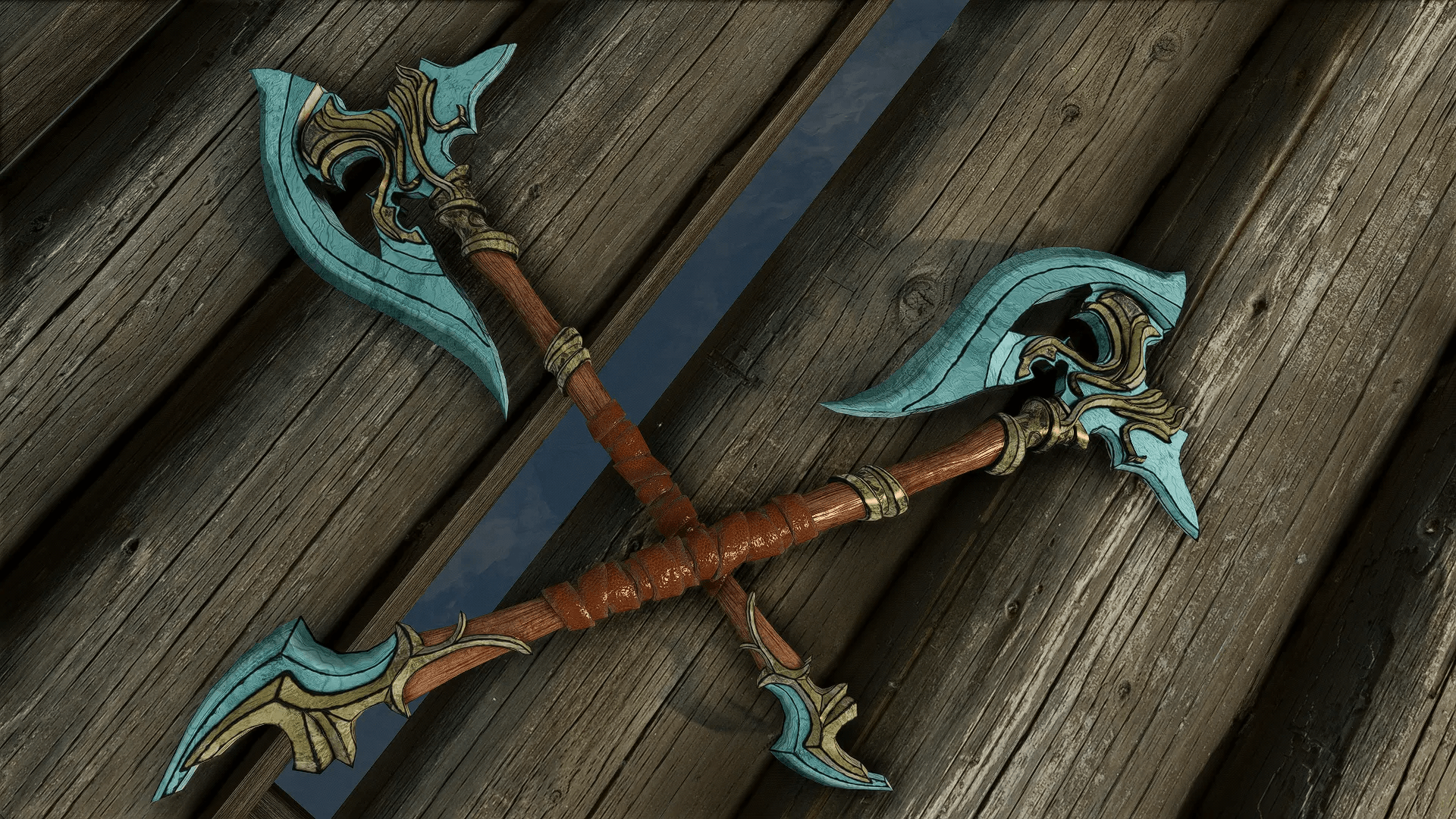 Malachite Steel Axe_LE