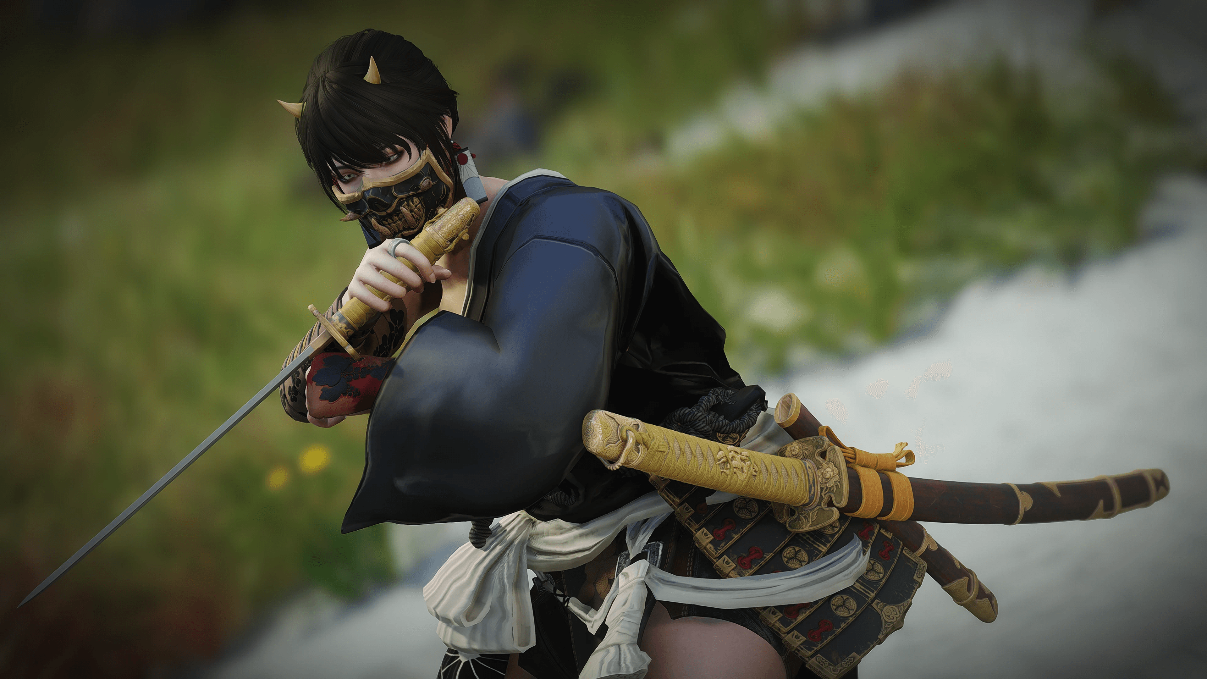 Peony Crest Katana