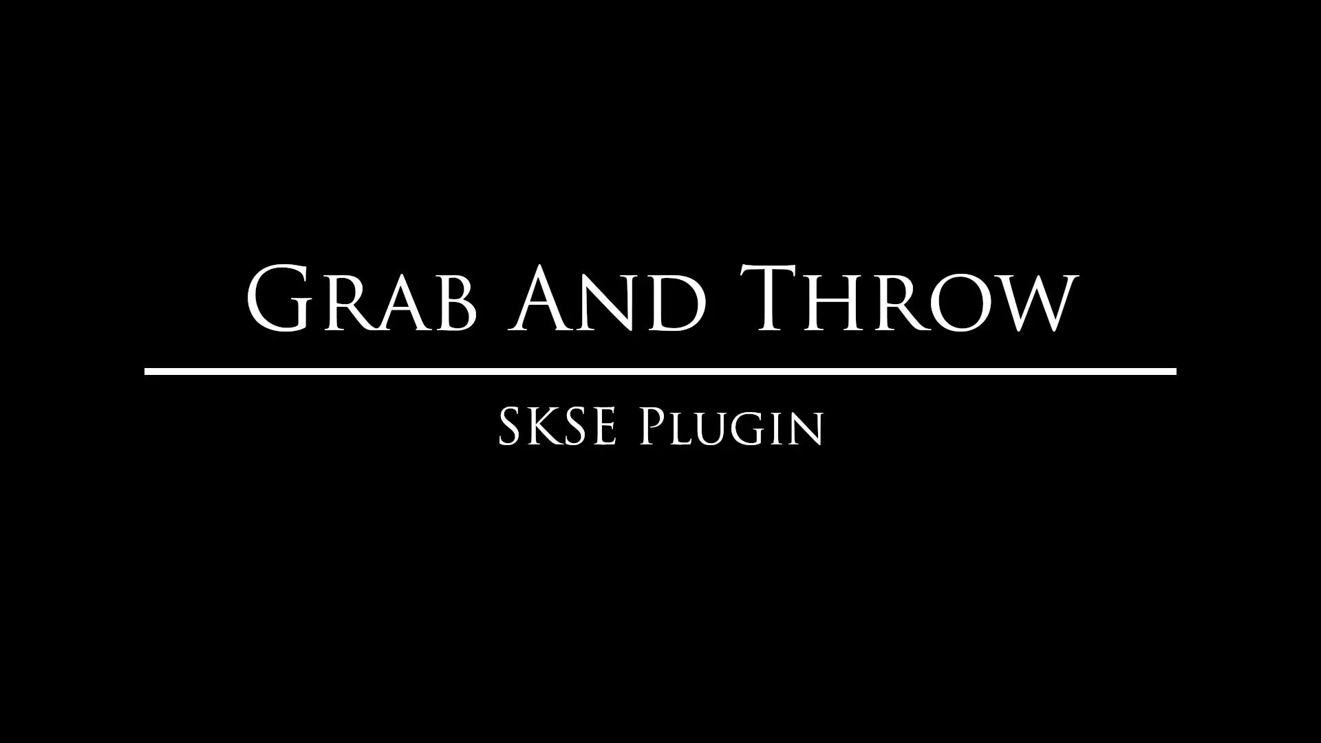Grab And Throw