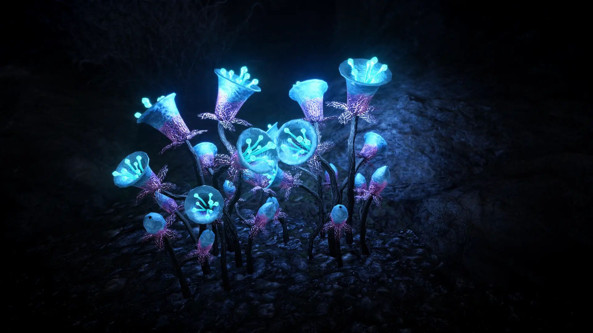 High Poly Gleamblossoms