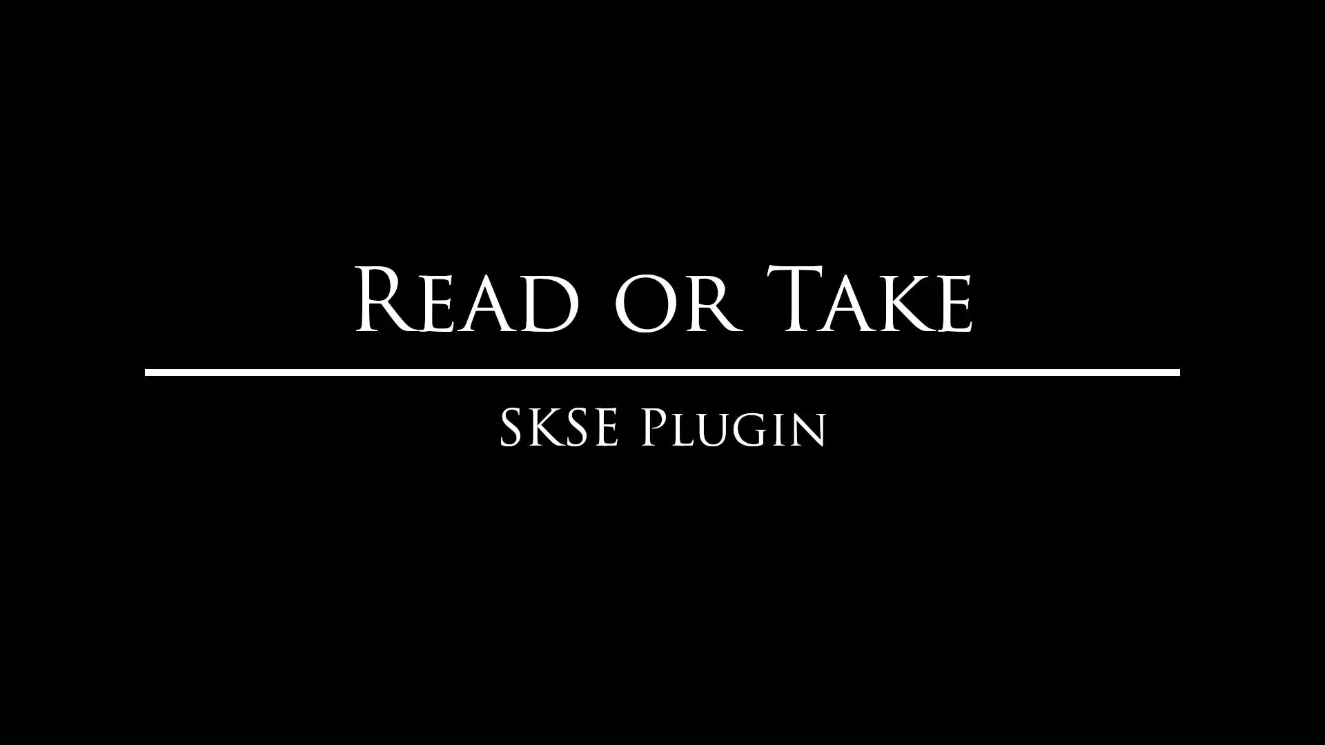 Read Or Take