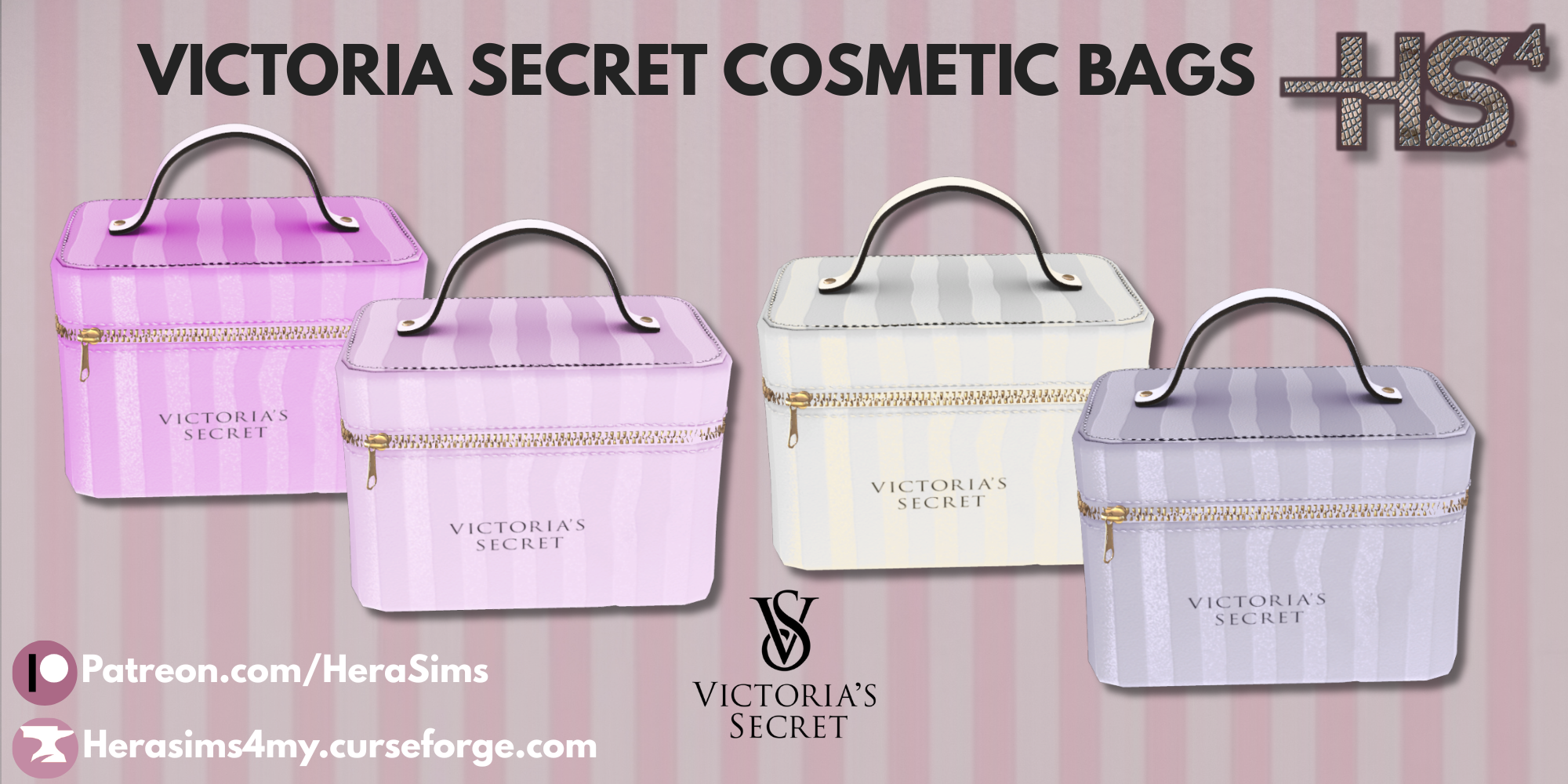 Victoria Secret cosmetic bags
