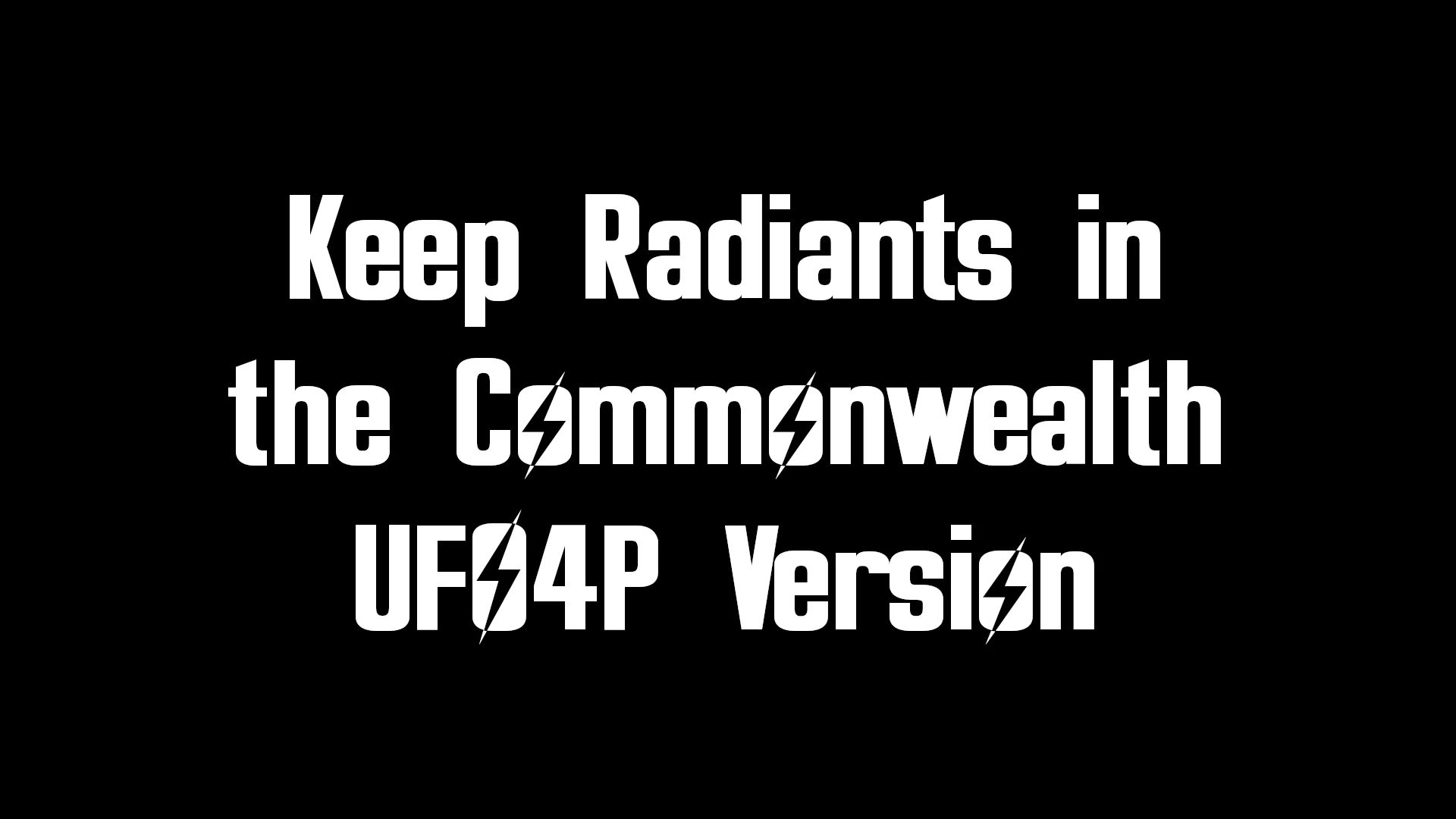 Keep Radiants in the Commonwealth UFO4P Version
