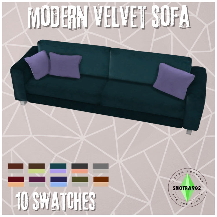 Modern Velvet Sofa