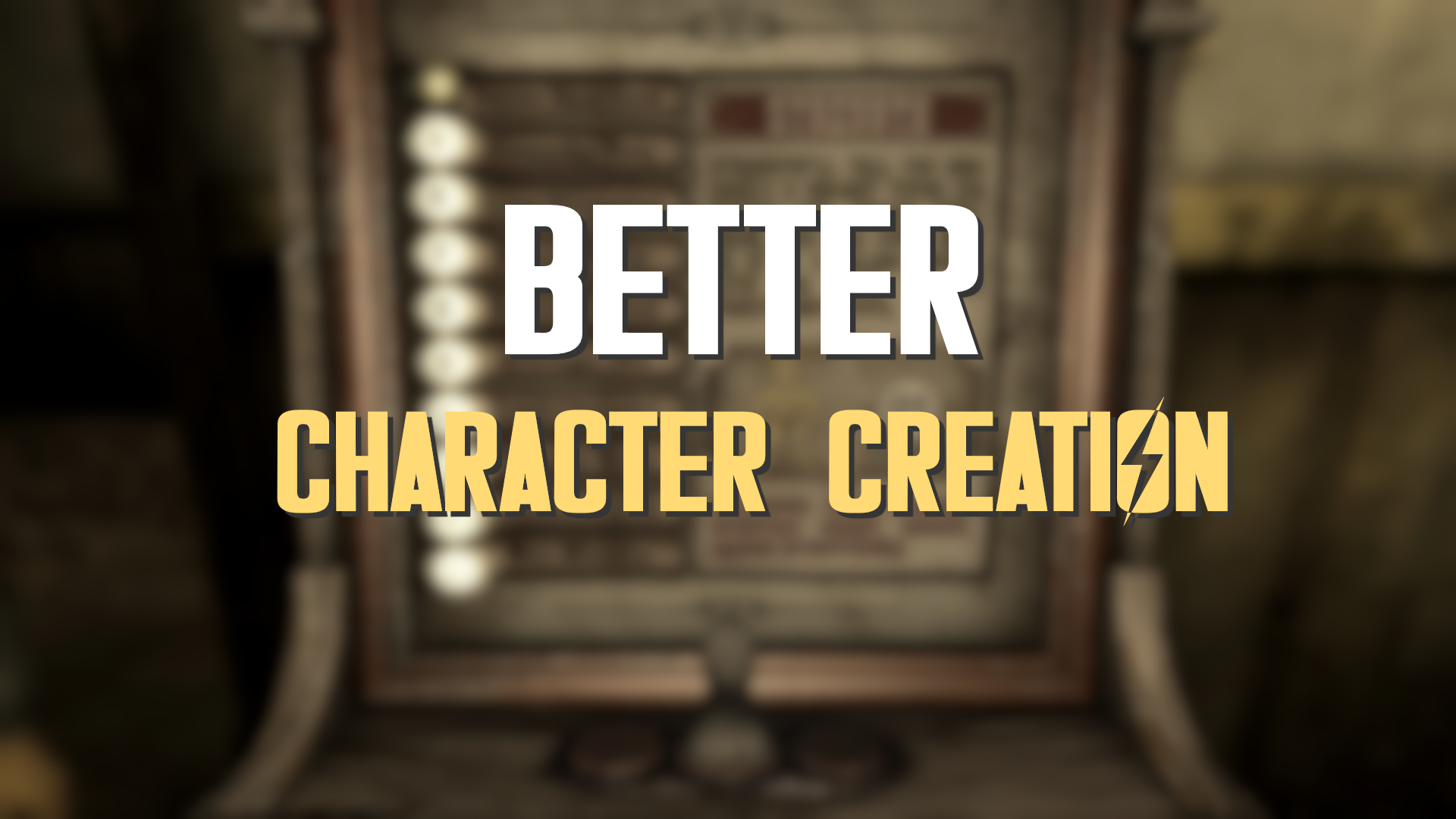 Better Character Creation