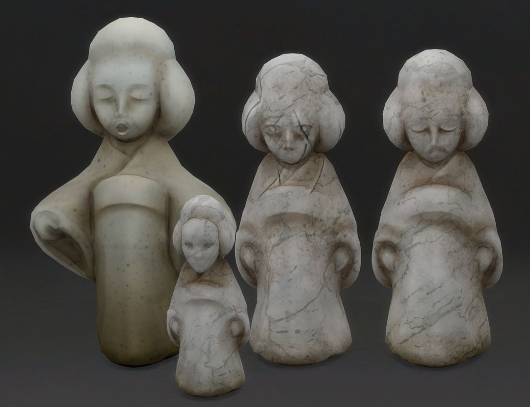 Geisha Garden Statue