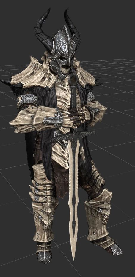 UNSLAAD - Dragonslayer Armor Mesh Edit