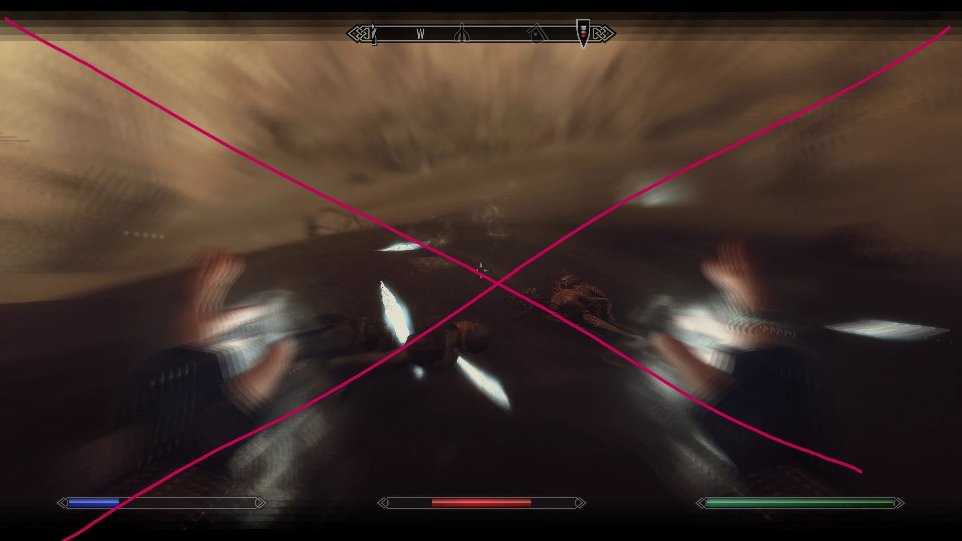 No Screen Blood and Radial Blur and Heart Pump