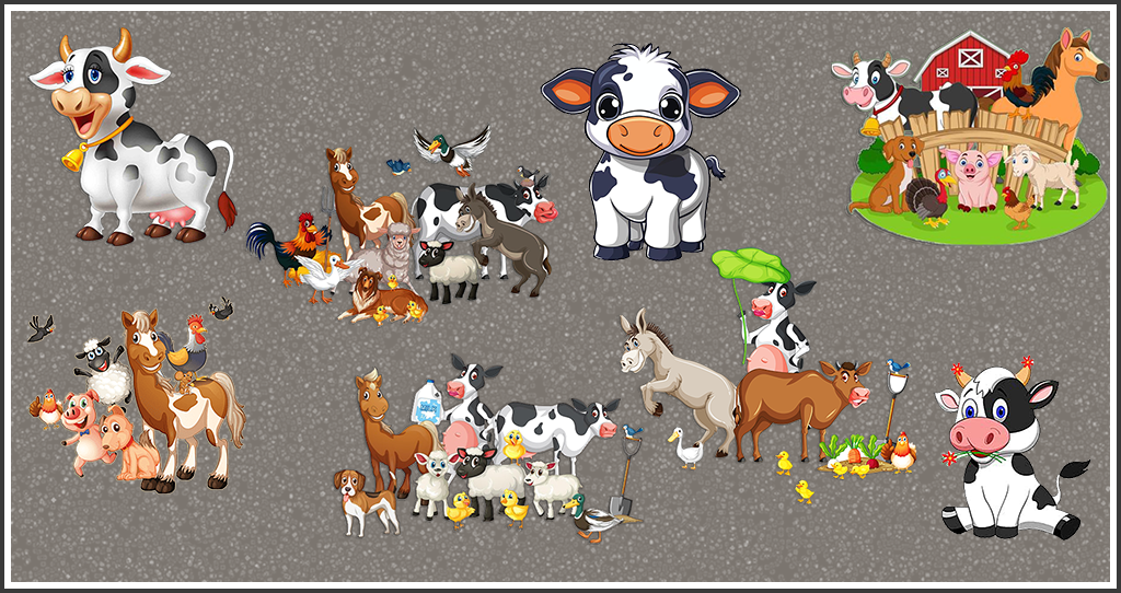 Animals-Baby room -wall stickers (GGM Exclusive)