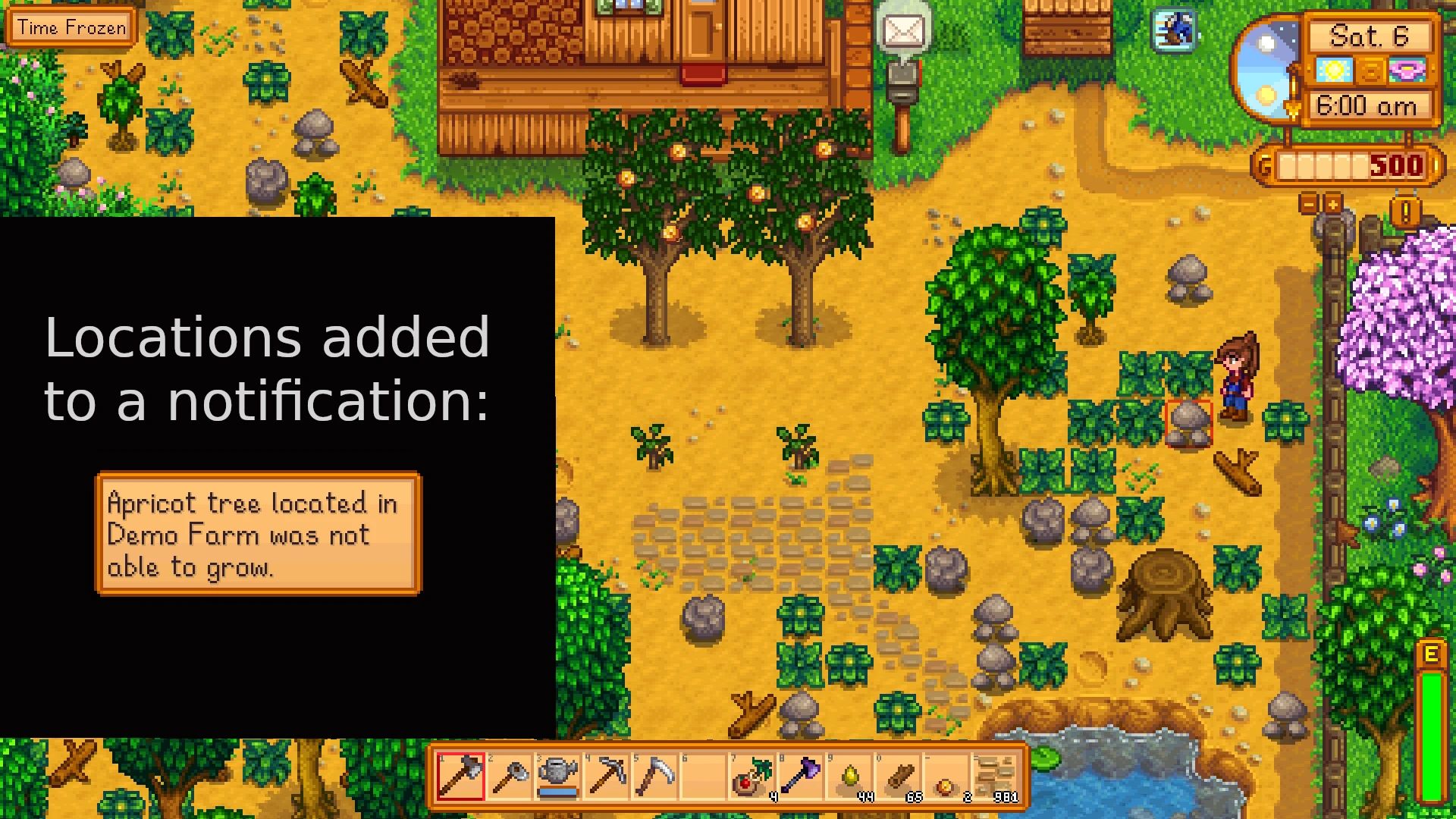 Finding Failed Fruit Trees