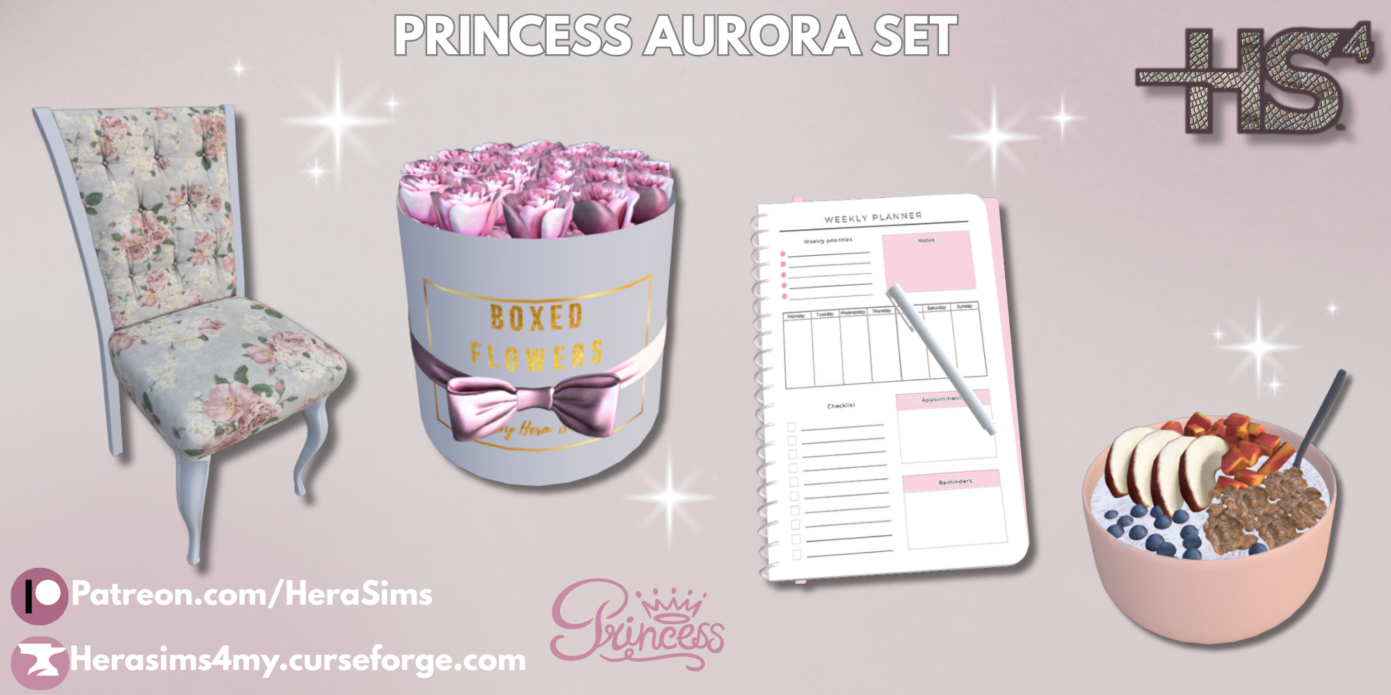 Princess Aurora set