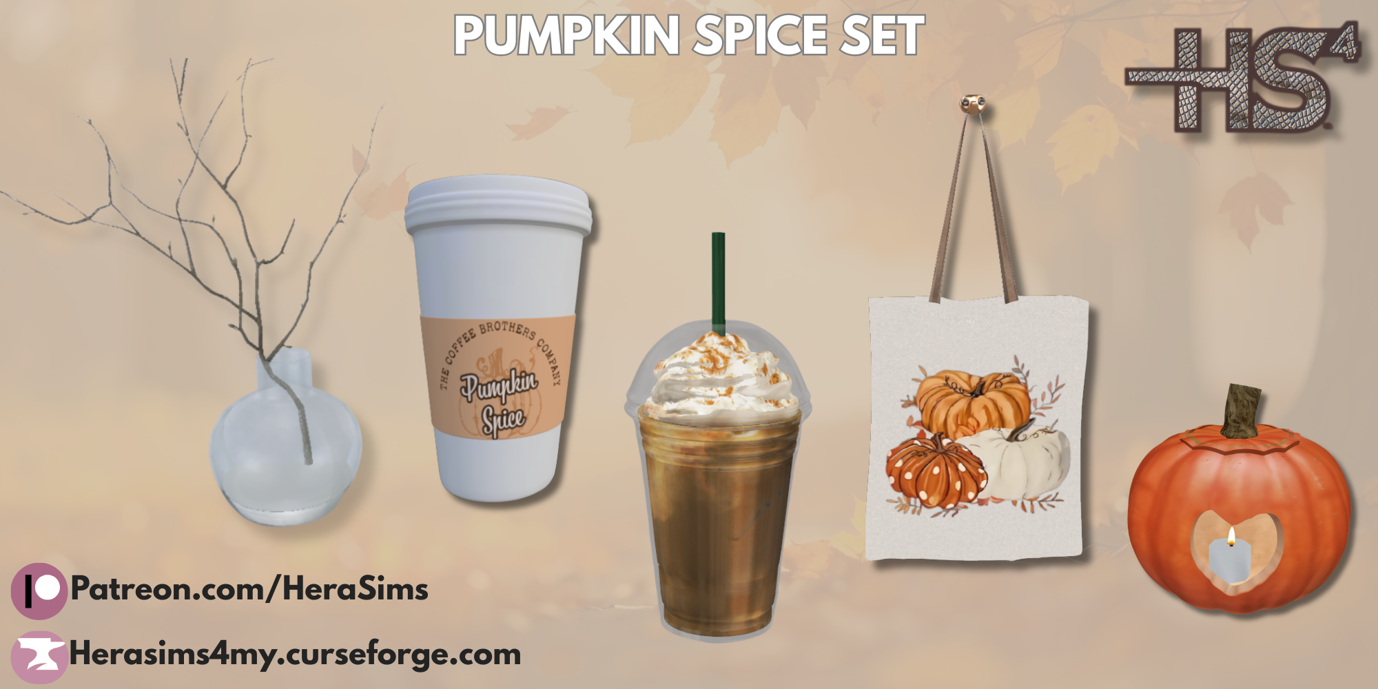 Pumpkin spice set