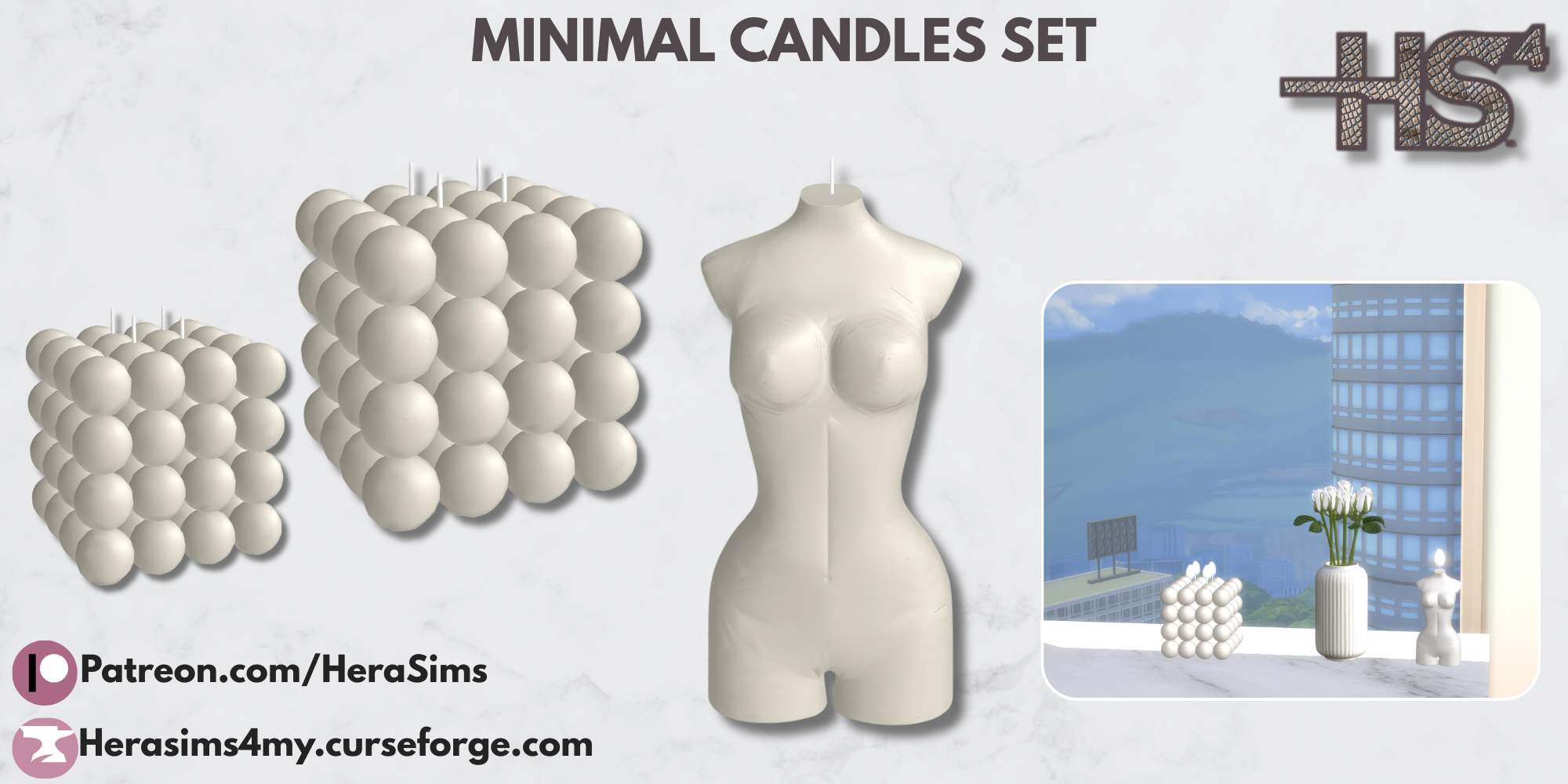 Minimal candles set