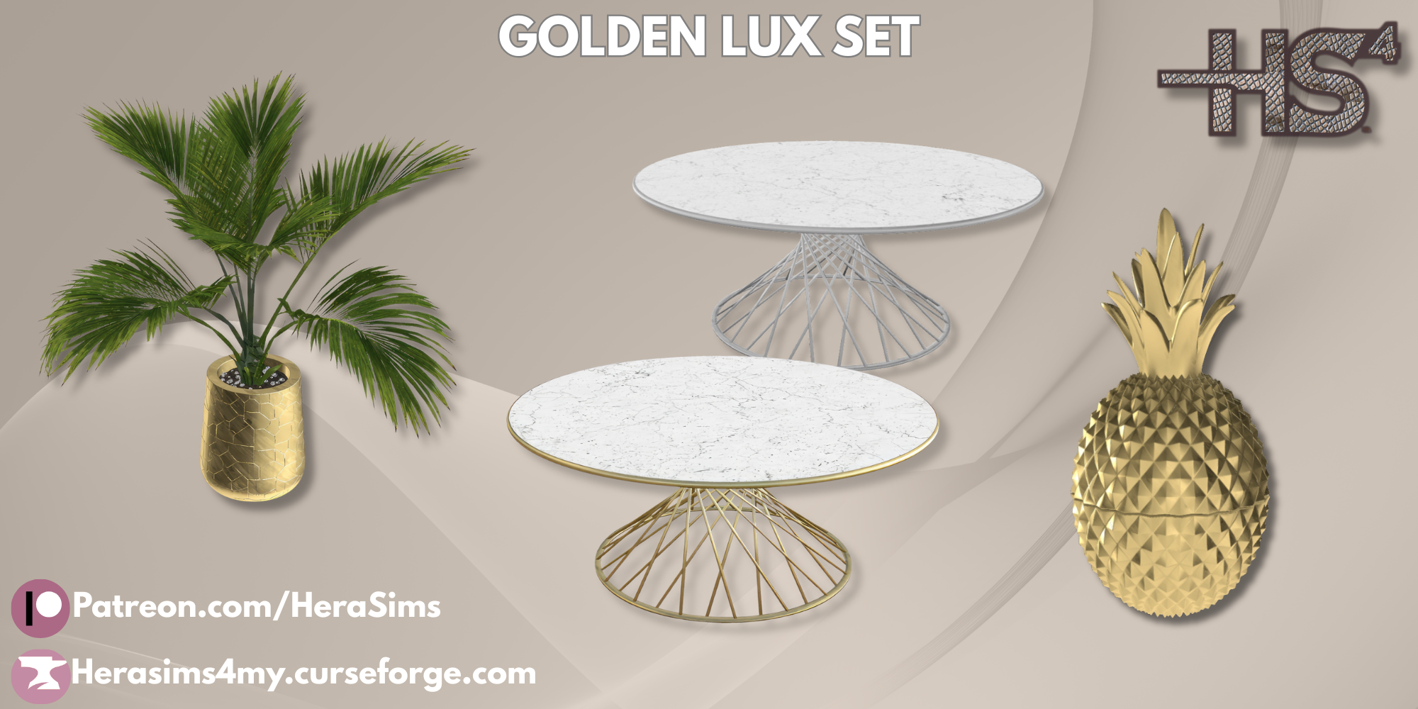 Golden lux set
