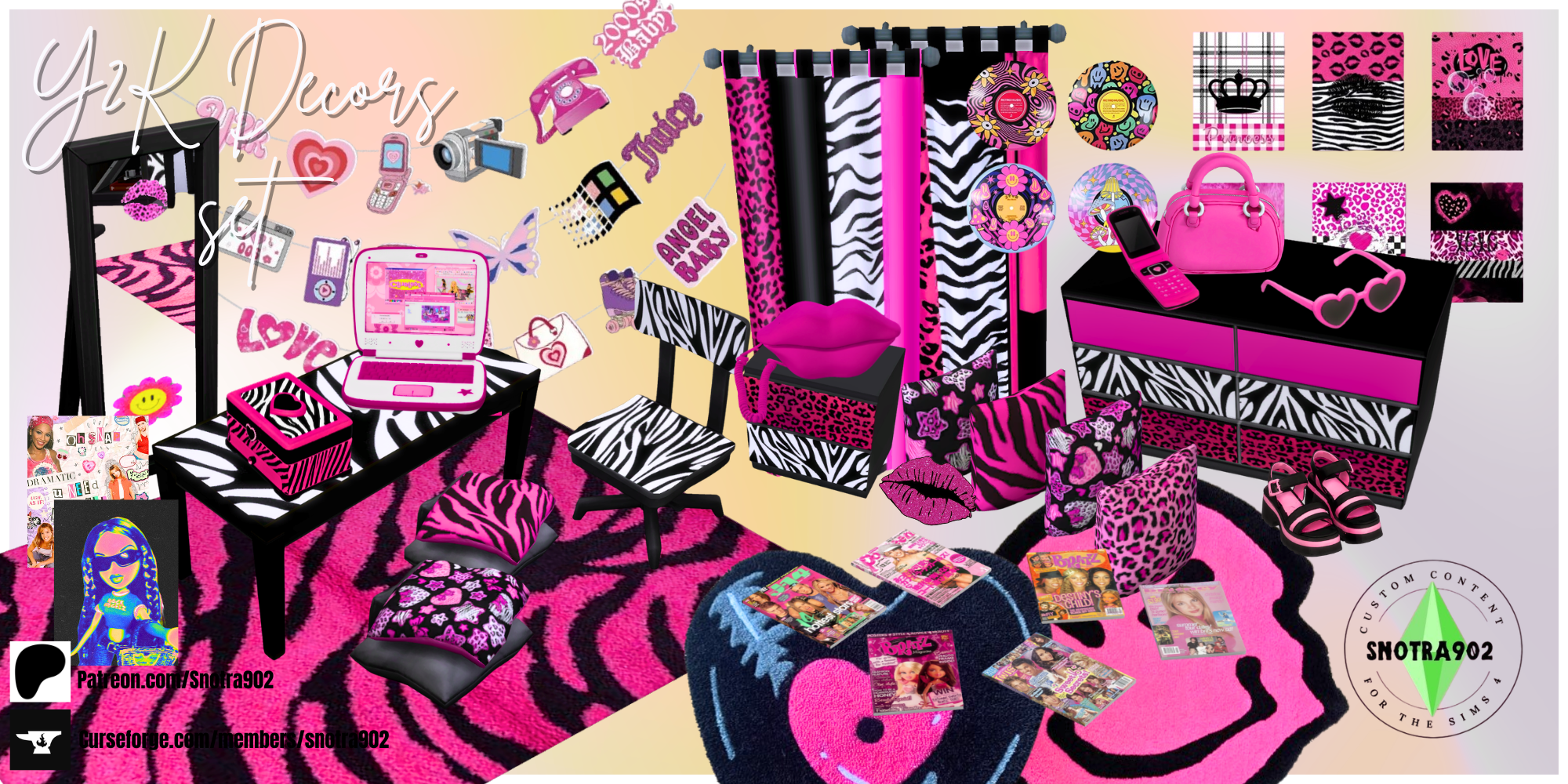Y2K Decors Set