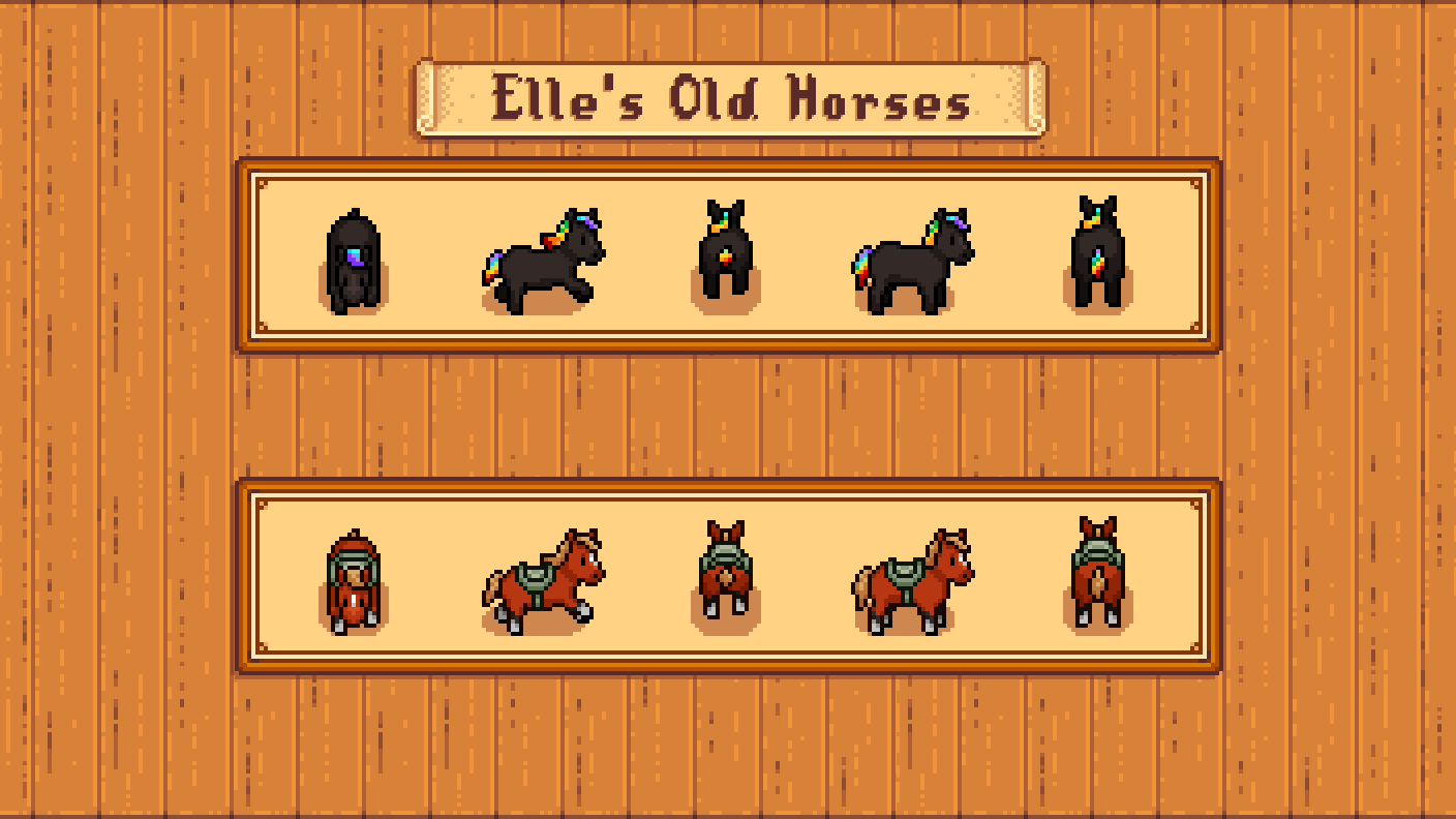 Elle's Old Horses