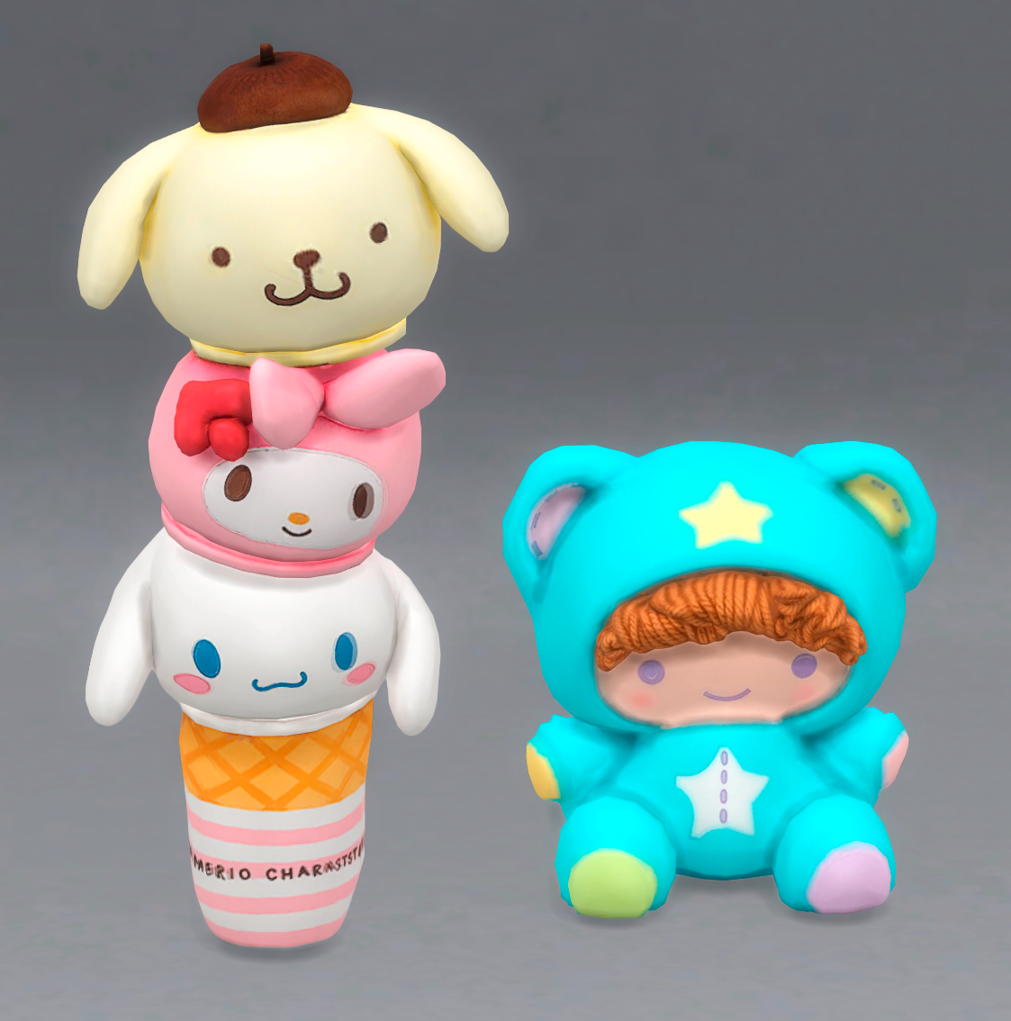 Plush Ice Cream Characters