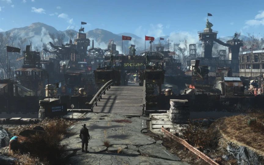 Edmond's Settlement Attack Spawns Outside the Settlement