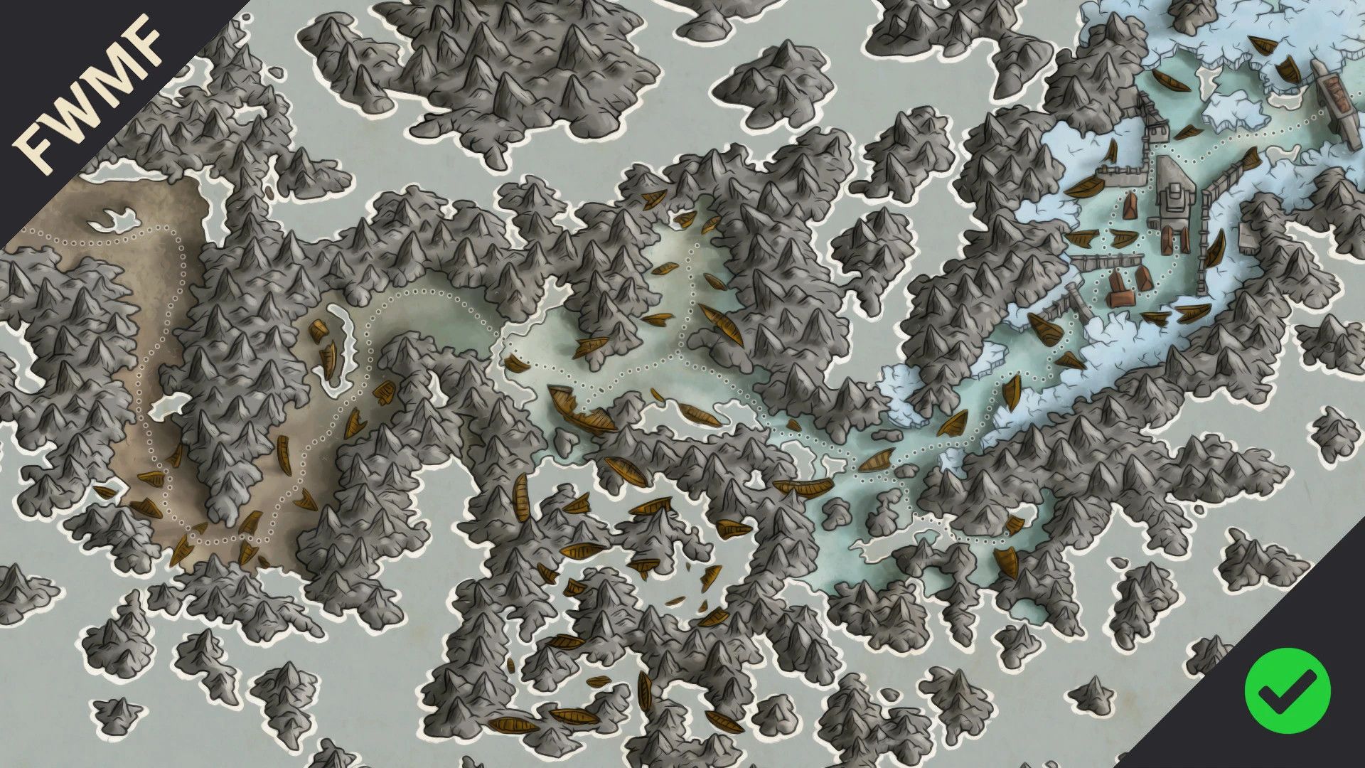 DAc0da Paper Map for FWMF by Limon