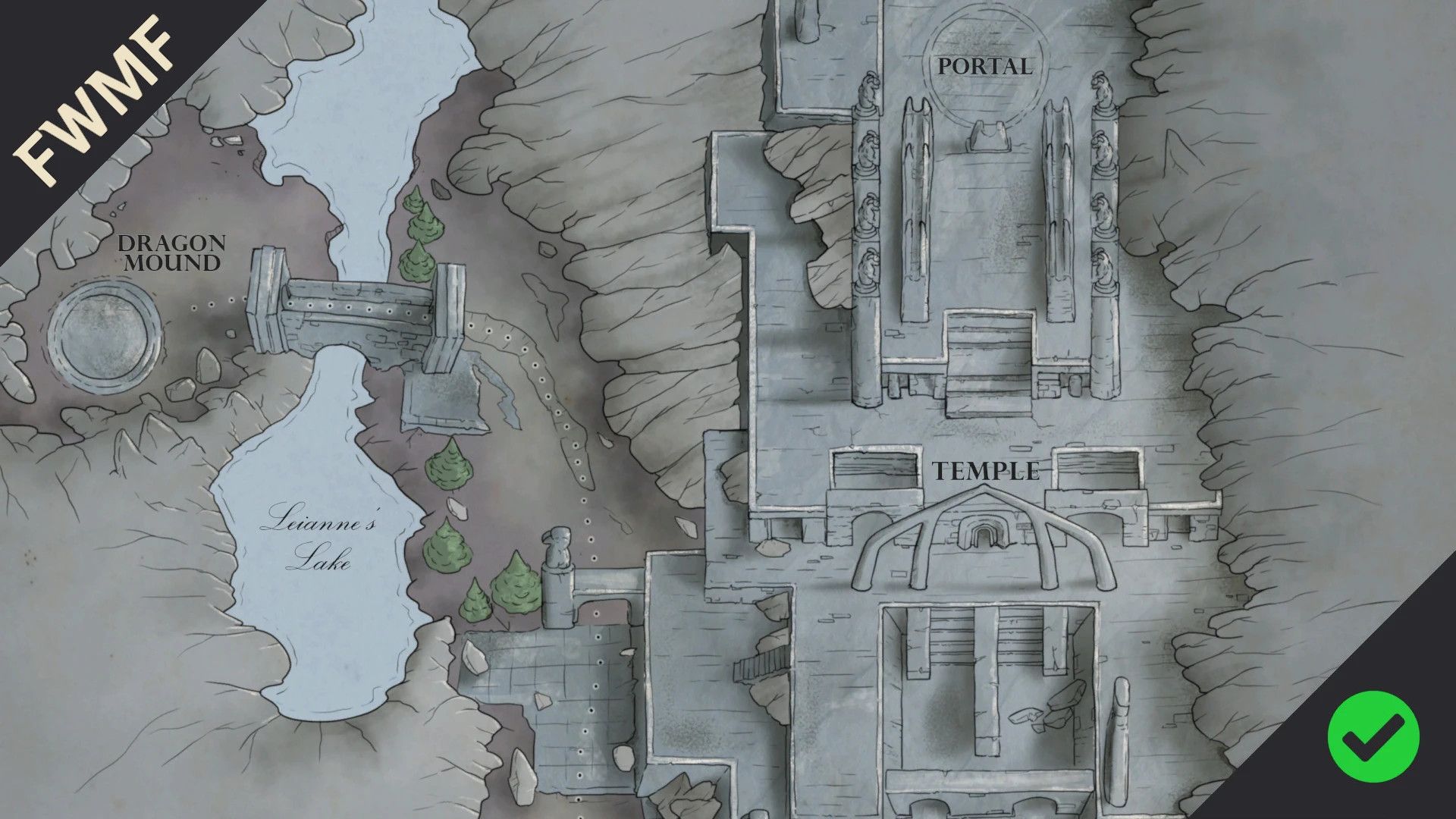 Skuldafn Paper Map for FWMF by Limon