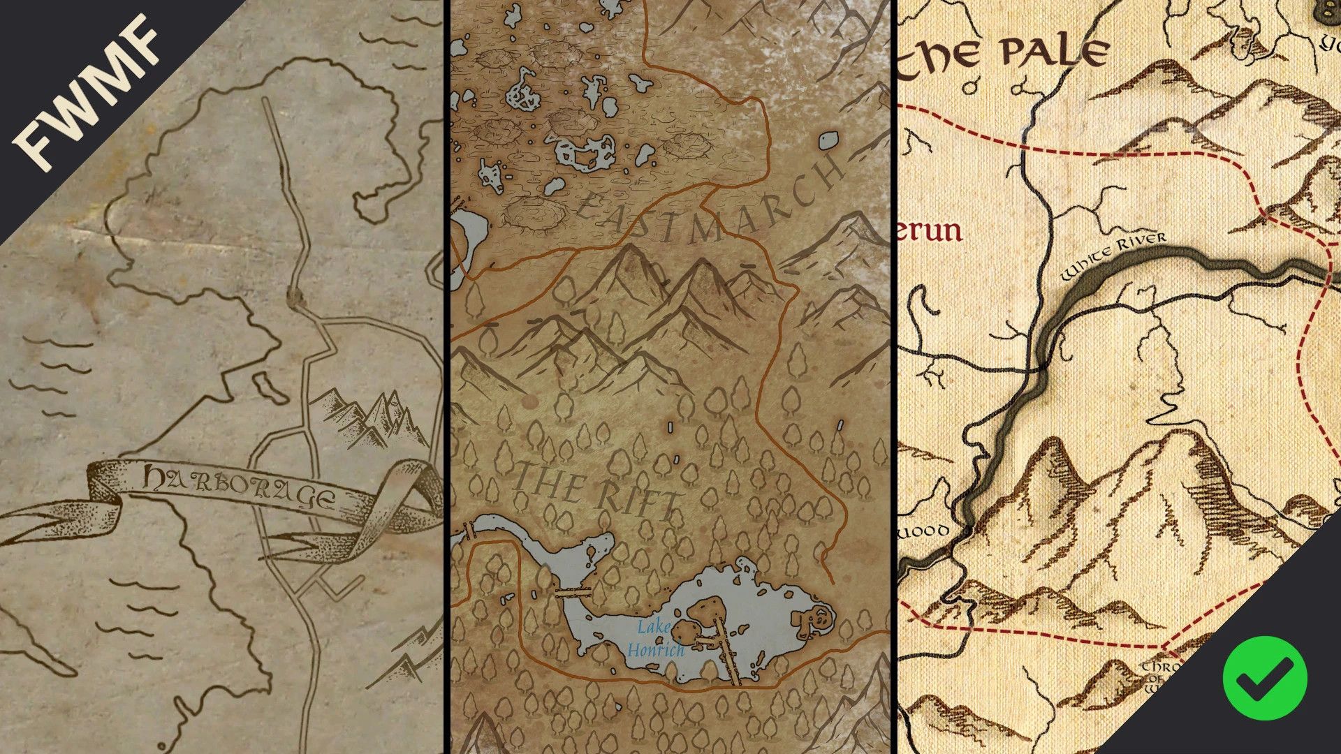 Updates to various maps for FWMF