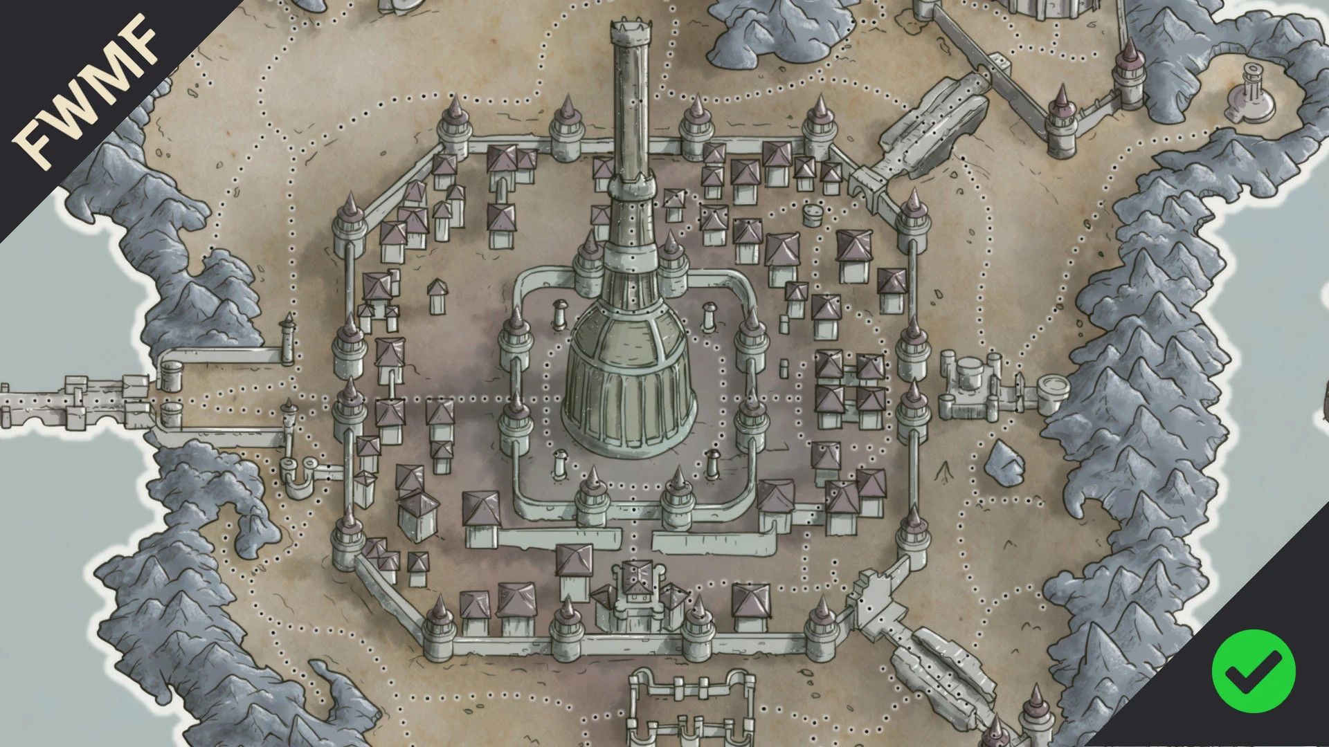 Vigilant Paper Map for FWMF by Limon