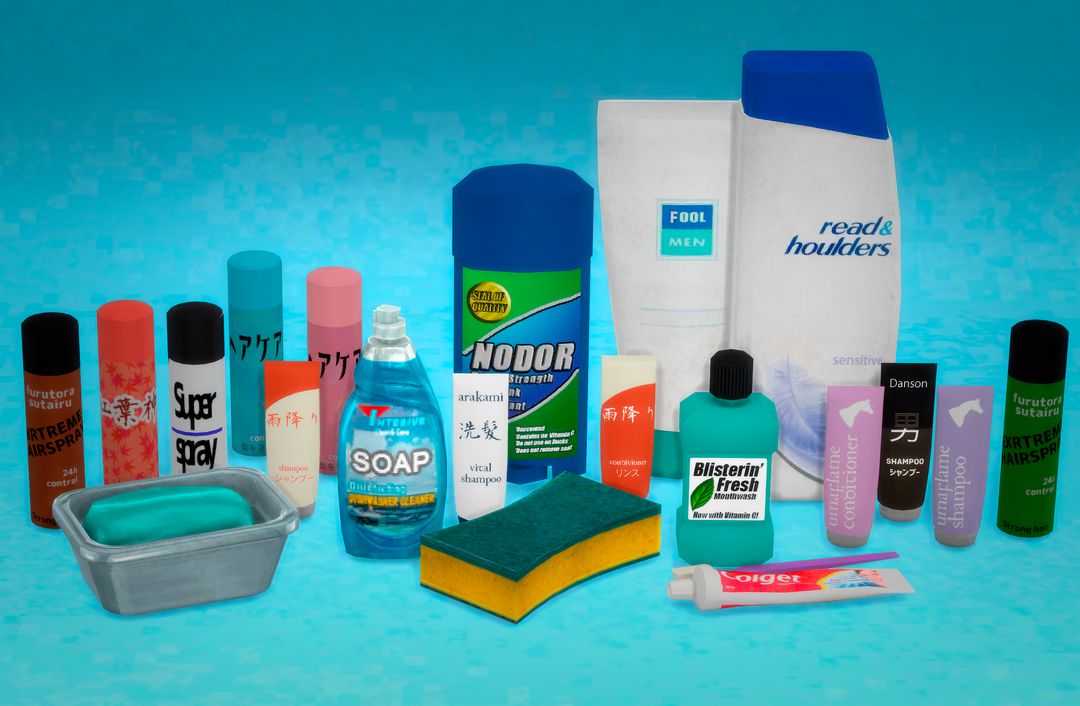 cleaning and beauty products
