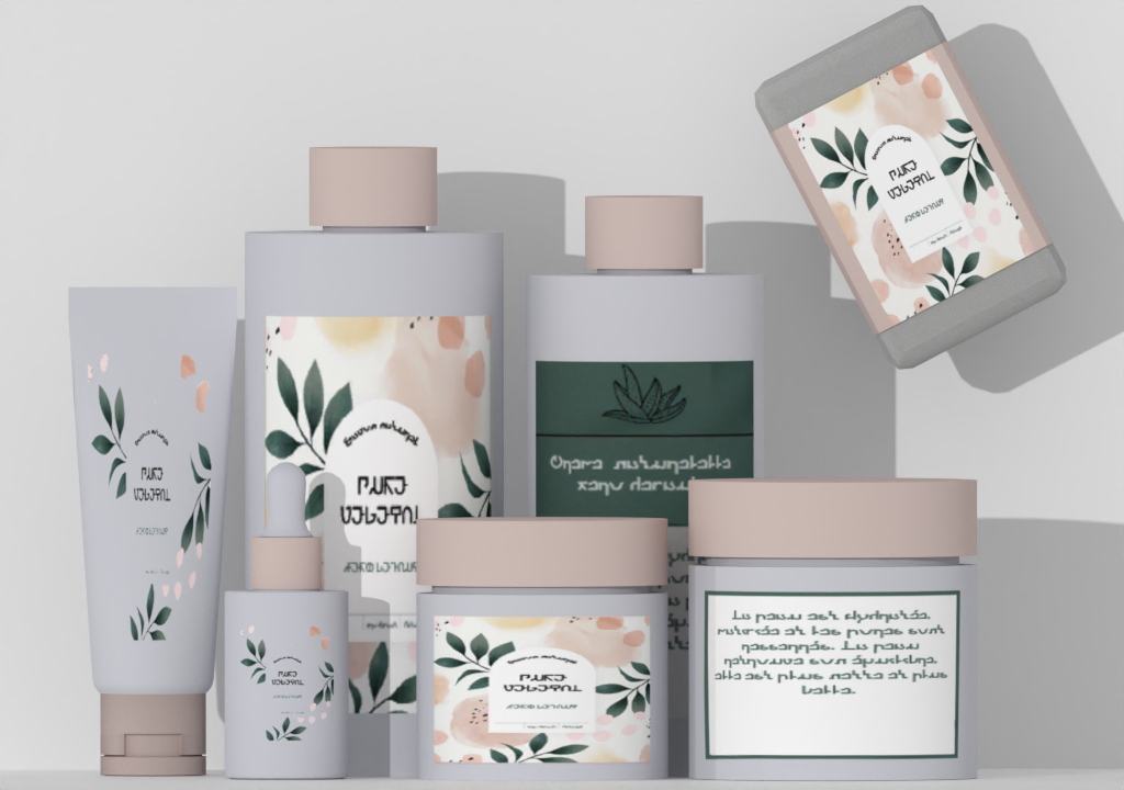 Body Care Clutter Set | Modern Bathroom Decor Collection