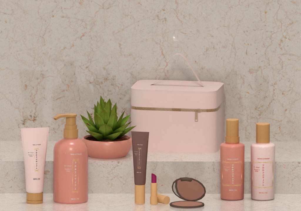 Luminous Beauty | Makeup & Skincare Bathroom Clutter | 6 Pieces